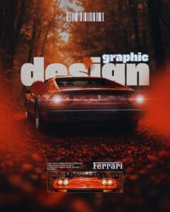 Design gráfico estilo Car Design prática na Formação Designer