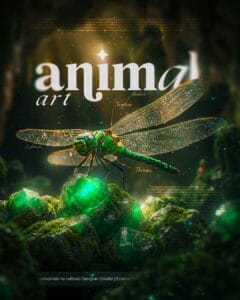 Design gráfico estilo Animal Art prática na Formação Designer